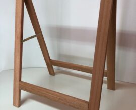 Cavalete Eucalipto dobrável altura 72cm
