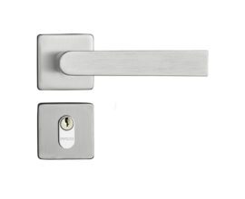 Fechadura Concept Roseta Quadrada Escovada PADO