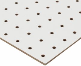 MDF Perfurado branco