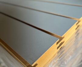 MDF Canaletado Branco 18mm