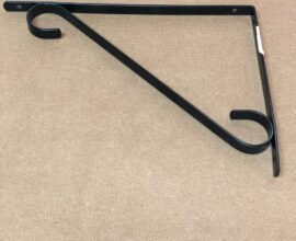 Mão francesa colonial 30cm preta