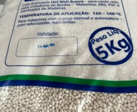 Cola Granulada Hot Melt Branca 788.3.10 5kg Baixa Temperatura Kleiberit