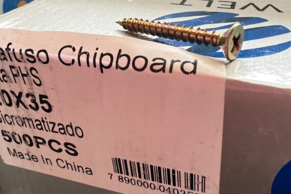 Parafuso phillips cabeça chata 4.0×35 Welt