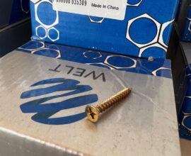 Parafuso phillips cabeça chata 3.5×30 Welt