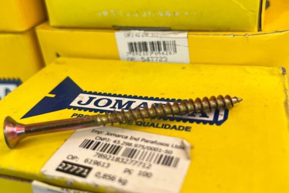 Parafuso phillips cabeça chata 6.0×80 Jomarca