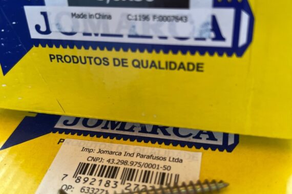 Parafuso phillips cabeça chata 5.0×50 Jomarca
