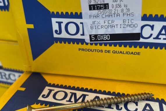 Parafuso phillips cabeça chata 5.0×80 Jomarca