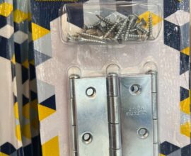 Kit Dobradiça Zincada União Mundial