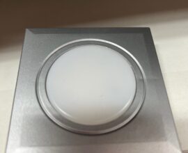 Luminária Embutir Maxi Fixa Quadrada Alumínio Fria