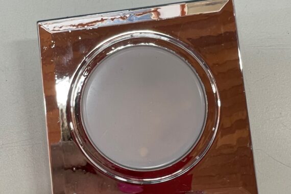 Luminária Embutir Maxi Fixa Quadrada Cromada Fria