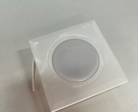 Luminária Embutir Maxi Fixa Quadrada Branca Fria