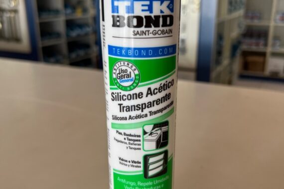 Silicone Acético Transparente 256g Tekbond