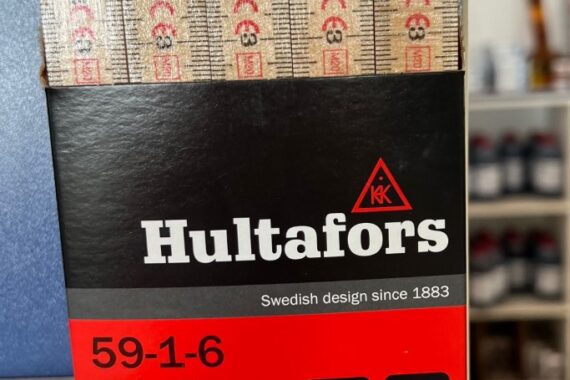 Escala métrica de madeira 1m Hultafors