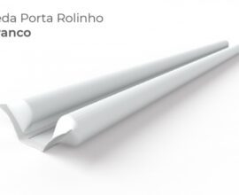 Veda porta rolinho 80cm branco
