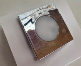 Luminária Point Quadrada Cromada Quente