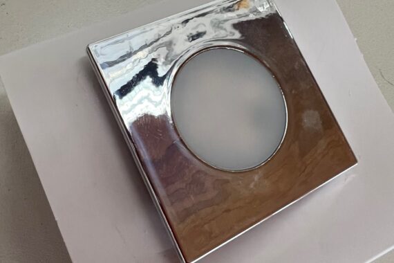 Luminária Point Quadrada Cromada Quente