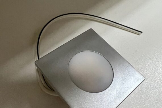 Luminária Point Quadrada Alumínio Fria