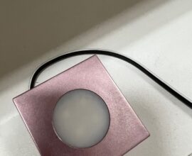 Luminária Point Quadrada Rose Fria