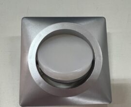 Luminária Embutir Maxi Articulada Quadrada Aluminio Fria