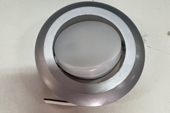 Luminária Embutir Maxi Articulada Circular Alumínio Fria