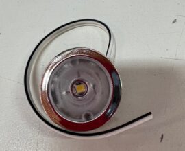 Luminária Embutir Cristal Prata Fria