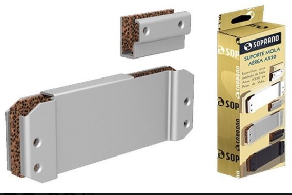 Suporte Mola Aérea Prata Soprano