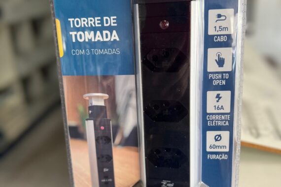 Torre Multiplug 3 tomadas PIX Renna