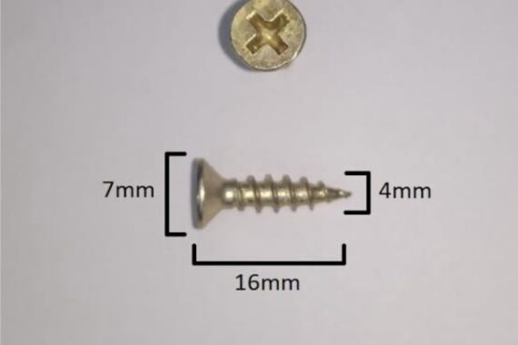 Parafuso phillips cabeça chata 4.0×16 Welt