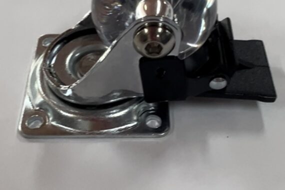 Rodízio Silicone 35mm com freio Hardt