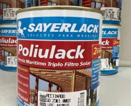 Poliulack Verniz Marítimo Acetinado 900ml Sayerlack