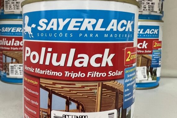 Poliulack Verniz Marítimo Acetinado 900ml Sayerlack