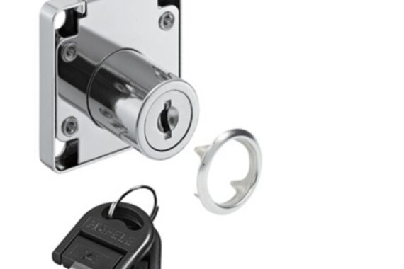 FECHADURA PARA PORTA CORRER D24 19X24M CROMADO HAFELE