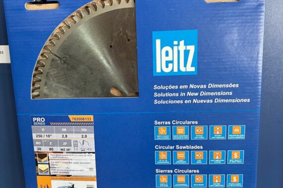 Disco de Serra de Videa Para MDF 250mm x 80d 38º SL6133 Leitz