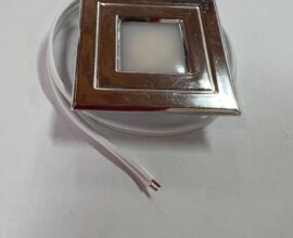 Luminária POP Quadrada Cromada Lumitek