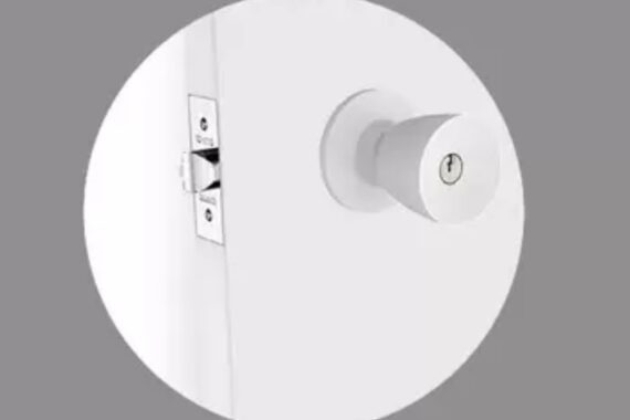 Fechadura Cilíndrica Tulipa Externa Branca Soprano