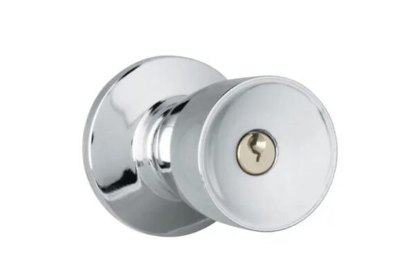 Fechadura Cilíndrica Tulipa Externa Inox polido Soprano