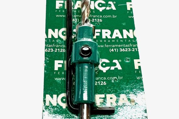 Escareador Diâmetro 10mm Broca 5mm Haste 10mm França