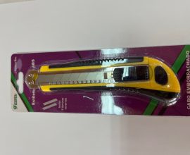 Estilete 18mm c/5 lâminas Emborrachado – França