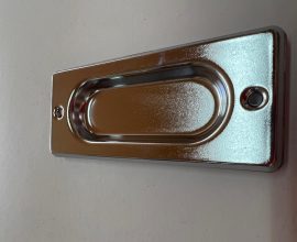 Concha embutir 10cm Cromada União Mundial