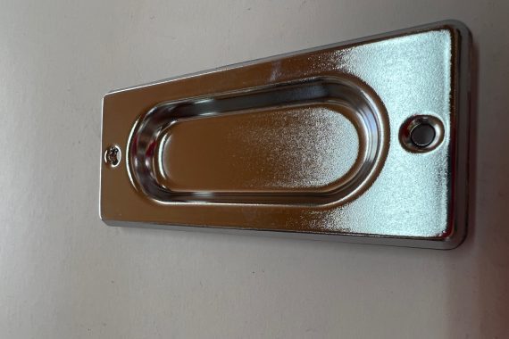 Concha embutir 10cm Cromada União Mundial