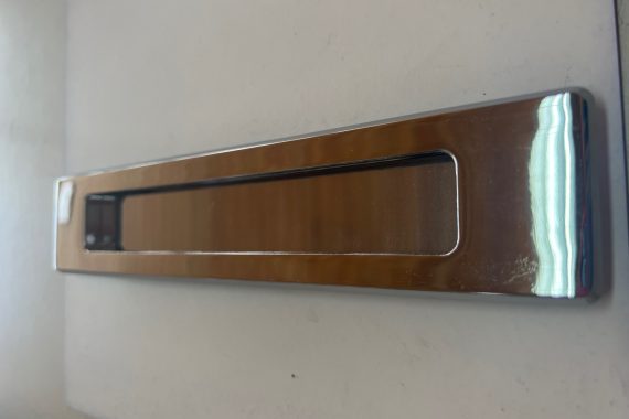 Concha embutir c 2 Parafusos Internos 148 25cm Cromada União Mundial