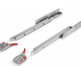 Corrediça embutida com pistão 300/350/400/450/500/550mm Hardt