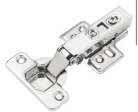 Dobradiça inox 35mm curva com pistão SS01AL Hardt