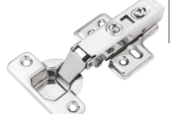 Dobradiça inox 35mm reta com pistão SS01BX Hardt