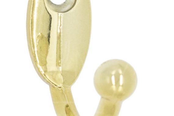 Cabide Médio Dourado 3D