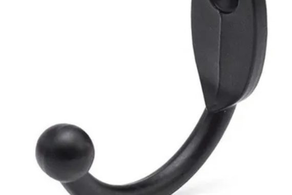 Cabide Médio Preto 3D