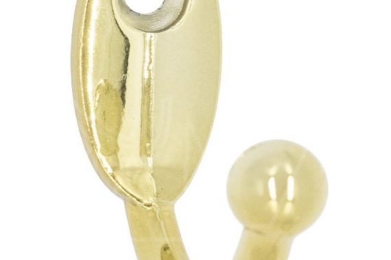 Cabide Pequeno Dourado 3D