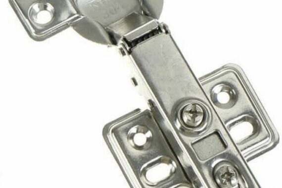 Dobradiça reta 35mm com pistão e click Hardt