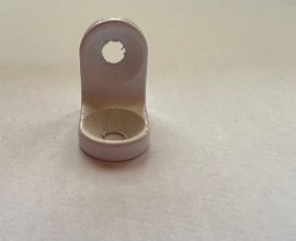 Cantoneira 13×13 maciça Branca 3D