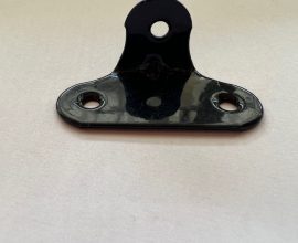 Cantoneira Universal 3 furos aliviada 1,90mmPreta 3D